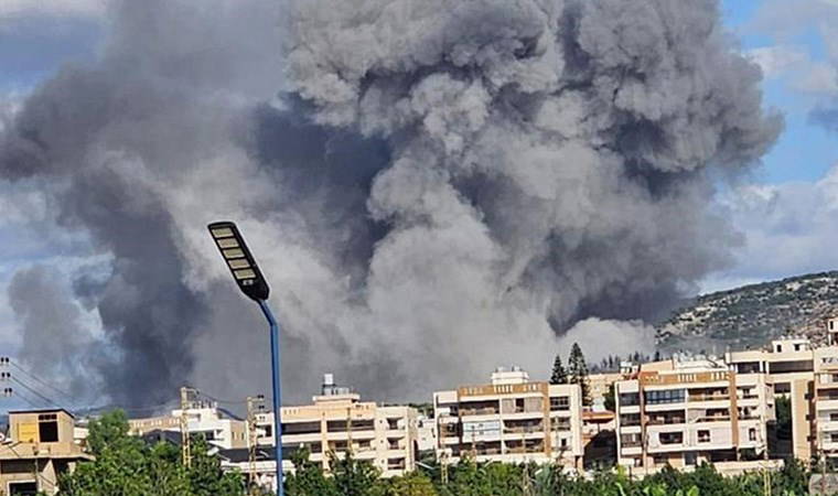İsrail, Lübnan'da çok sayıda noktaya hava saldırısı düzenledi