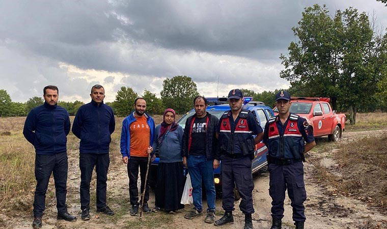 Mantar toplamaya gittikleri ormanda kaybolan çifti, jandarma buldu