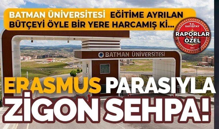 Erasmus parasıyla mobilya almışlar!
