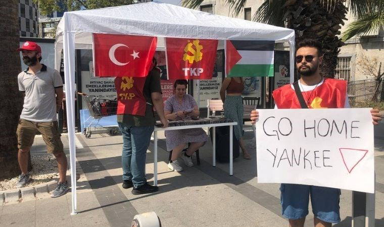 TKP, ABD savaş gemisine karşı nöbet başlattı
