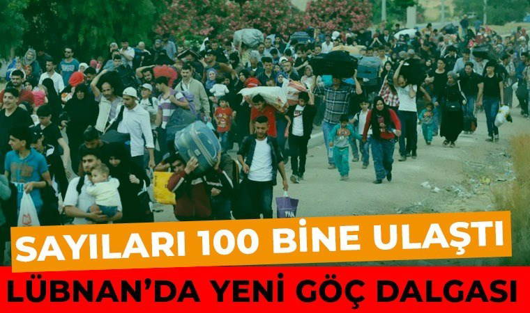 BM duyurdu: Lübnan’dan göç dalgası başladı... Sayıları 100 bine ulaştı!