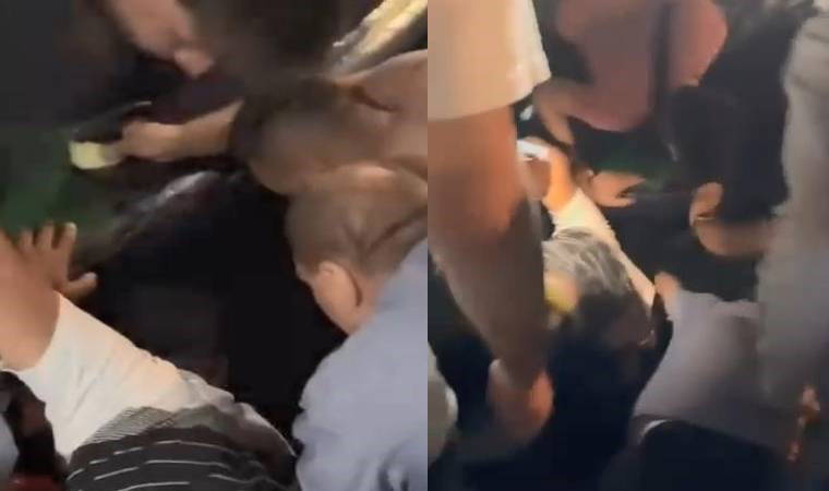 Eminönü'nde anne ve 2 yaşındaki çocuğu tur teknesinden denize düştü