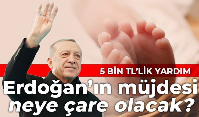 Erdoğan 'üç çocuk' dedi, 'müjde'leri sıraladı ama...: 5 bin TL'lik destekle neler alınabilir?