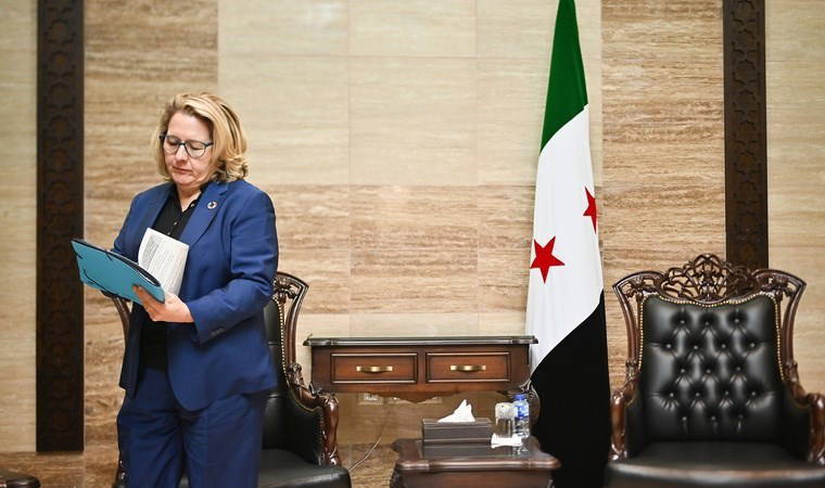 Alman bakan, Şam'da sağlık kuruluşlarını ziyaret etti