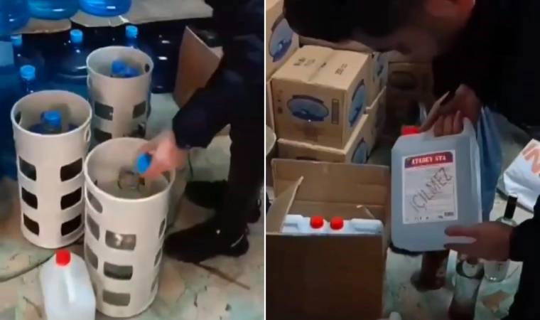 Beyoğlu'nda dükkanında sahte içki üreten 'sucu' tutuklandı