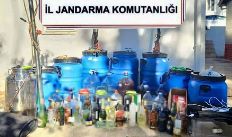Marmaris'te operasyon... 530 litre sahte içki ele geçirildi!
