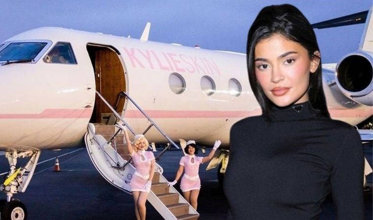 Yılbaşından bu yana 11 kere özel jetini kullandı: Kylie Jenner’ı 'eko-terörist' ilan ettiler!