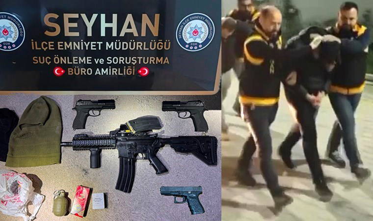 Adana'da M4 tüfek ve el bombası ile yakalandı: Suçu ölmüş amcasına attı!