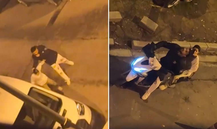 Beyoğlu'nda sokak ortasında nişanlısı olduğu iddia edilen kadını darbetti