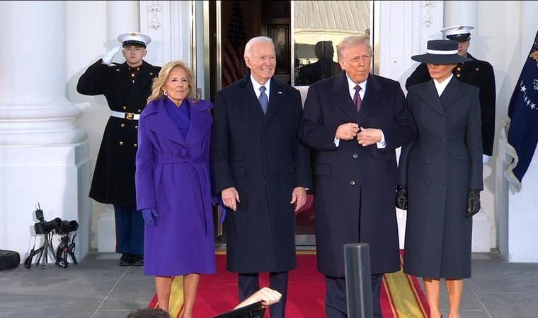 Biden, Trump'ı Beyaz Saray'da karşıladı