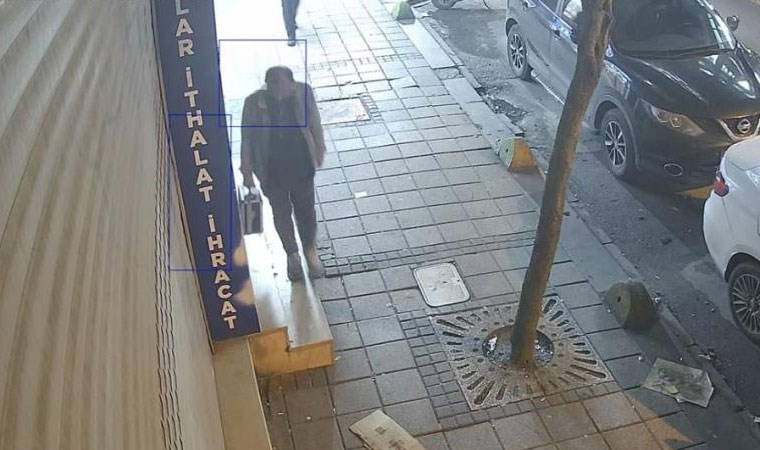 Alet çantası hırsızlığı kamerada