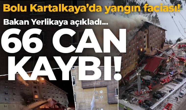 Son Dakika... Bakanlardan Kartalkaya yangınına ilişkin açıklama: Can kaybı 66'ya yükseldi!