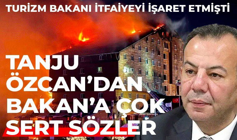 Bolu Belediye Başkanı Tanju Özcan tarih vererek açıkladı! Bakan Ersoy'a çok sert sözler: 'Sorumluluktan kaçmak için...'