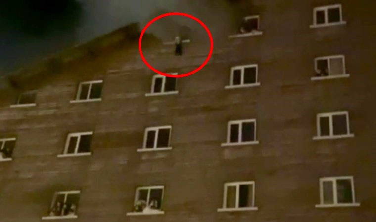 Bolu'daki yangın faciasına dair yeni görüntüler ortaya çıktı: Bebeğini kucağına alıp atmaya çalıştı!