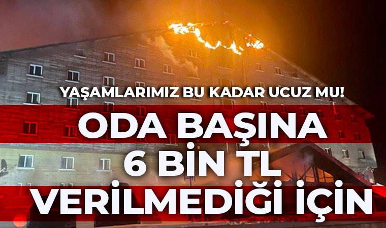 Tedbirlerin maliyeti ortaya çıktı: Kartalkaya faciasını 6 bin TL'lik ihmal tetikledi!