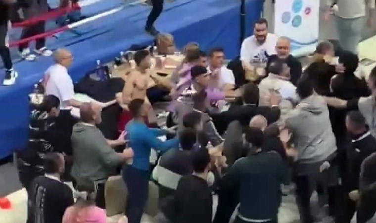 Kick boks şampiyonasında ortalık karıştı! 4 hakem yaralandı: 5 gözaltı