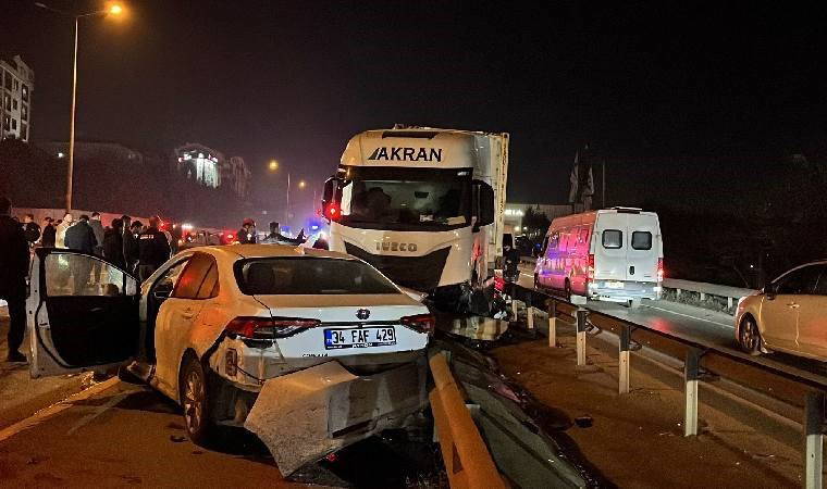 Kocaeli'nde zincirleme kaza: Yaralılar var!