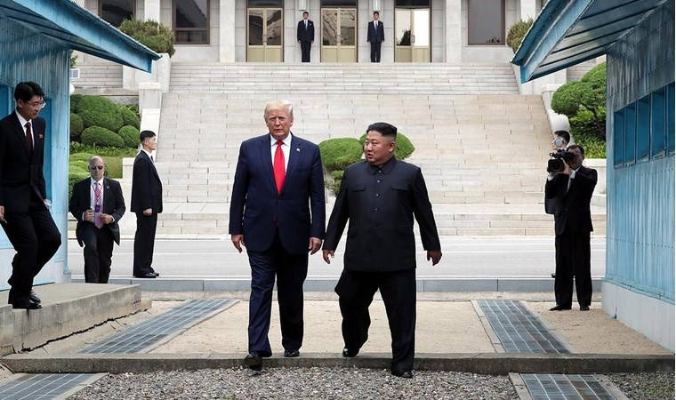 Trump'tan, Kim Jong-un açıklaması: Akıllı bir adam