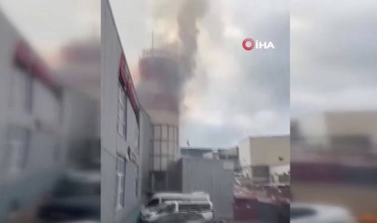 Ankara'da talaş silosunda yangın paniği!