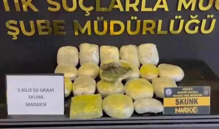 Şüphe üzerine durduruldu: Osmaniye'de otomobilden 5 kilo 'uyuşturucu' çıktı