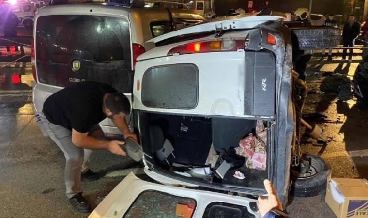 Kartepe'de ters yöne giren alkollü sürücü dehşet saçtı: Zincirleme kazada 4 kişi yaralandı!