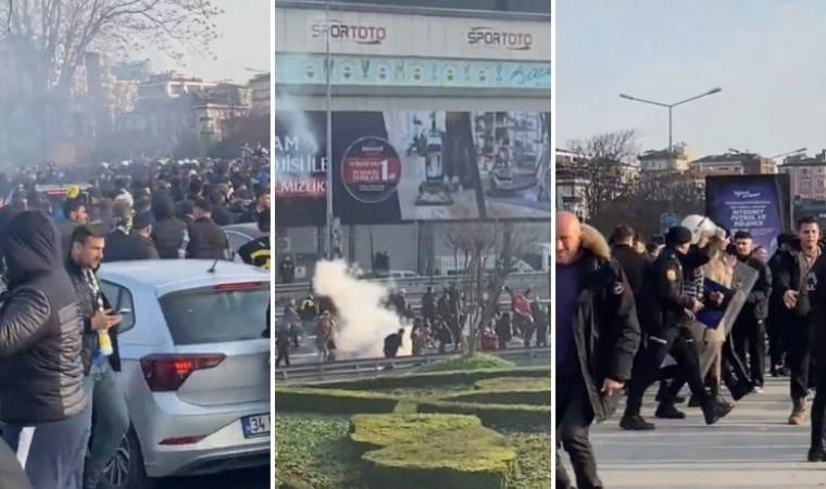 Fenerbahçe - Göztepe maçı öncesi gerginlik: Taraftarlar birbirine girdi!