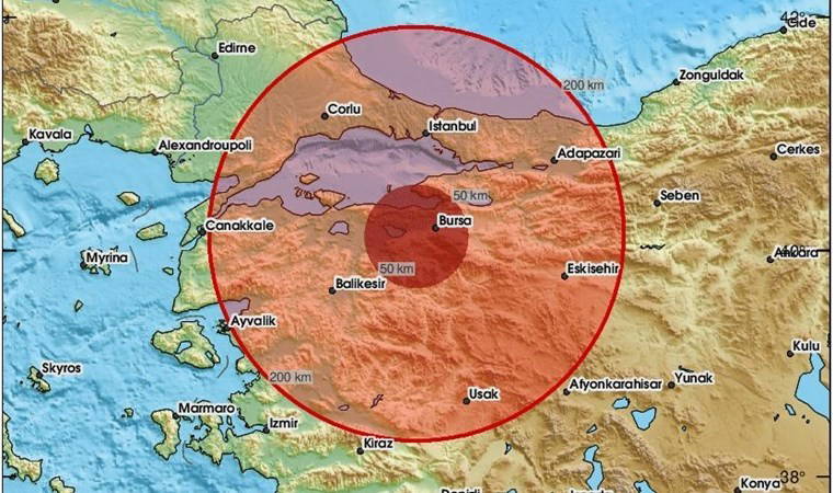 Son dakika deprem... AFAD duyurdu: Bursa'da deprem!