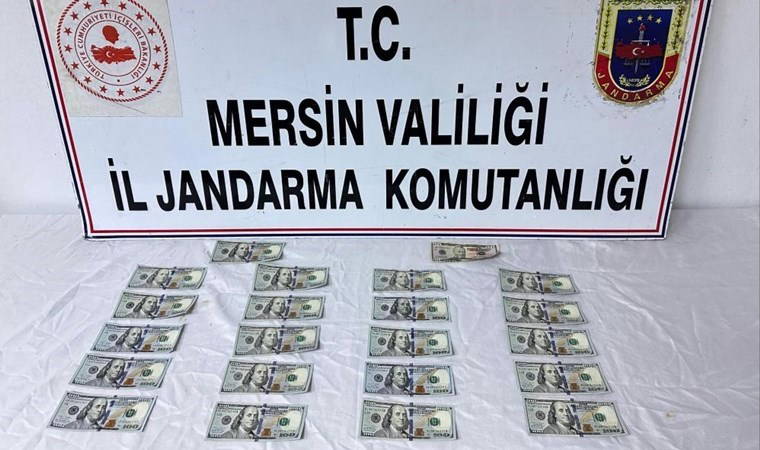 Mersin’de sahte para operasyonu: 2 bin 150 dolar ele geçirildi