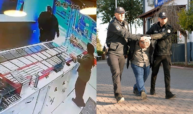 Adana'da silahlı soygun girişimi: Şüpheli tutuklandı