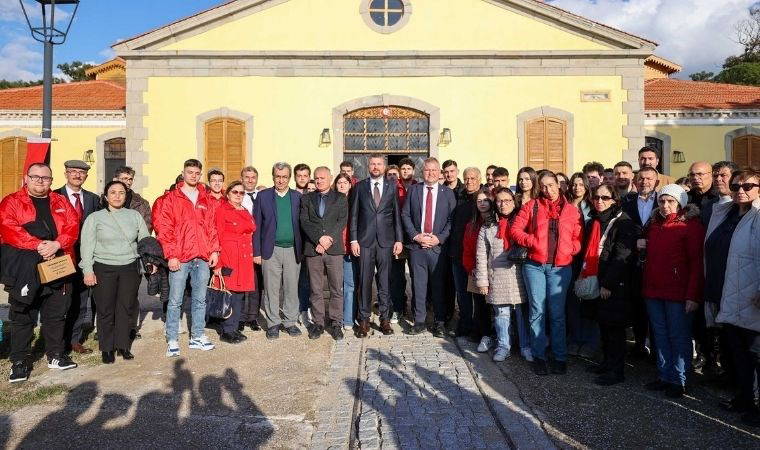 Başkan Görkem Duman mübadilleri ağırladı