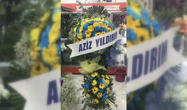 Ünlülerin adına çelenk siparişleri verdi