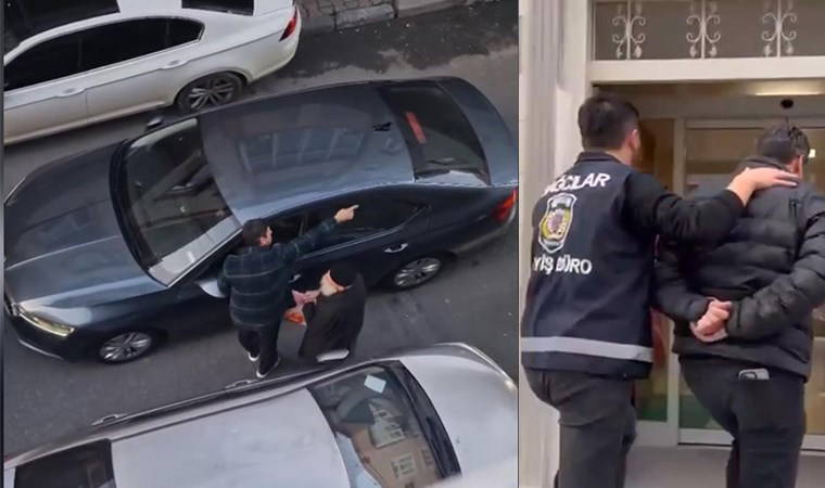 Otomobiliyle ters yöne girdi 'polisim' diyerek tehdit etti!