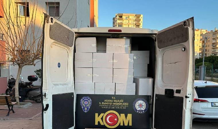 Panelvana saklamışlar... 2 milyon 500 bin makaron ele geçirildi!