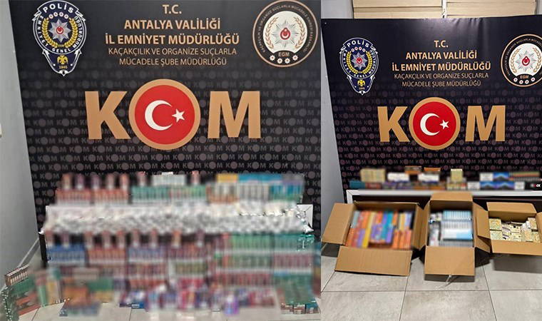 Antalya’da kaçakçılık operasyonu: 26 bin 500 litre kaçak akaryakıt ele geçirildi