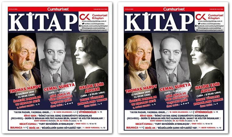 BUGÜN günlerden Cumhuriyet Kitap! Sayı 1821! / 9 Ocak 2025