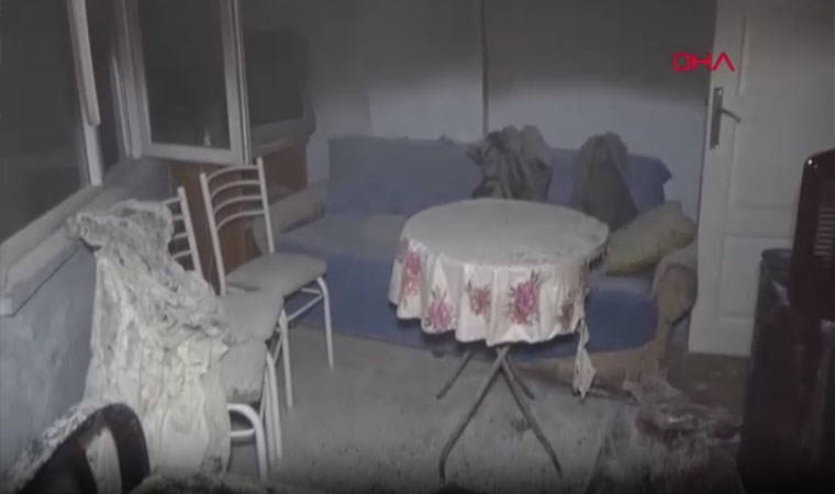 Sobanın tuttuğu evde yangın paniği! 1 kişi dumandan etkilendi