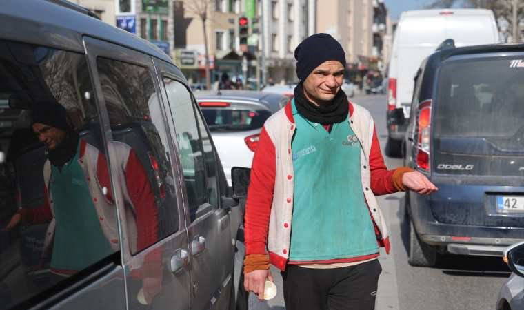 Konya'da dilencilik yapan Doğan Özadam: '100 bin lira verseler çalışmam'