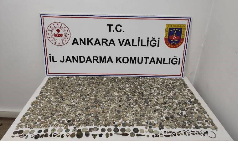 Ankara'da operasyon... 3 milyon lira değerinde tarihi eser yakalandı!
