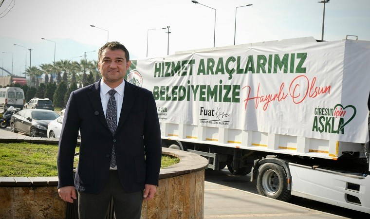 Giresun Belediyesi filosunu güçlendirdi: 10 ayda 34 araç alındı