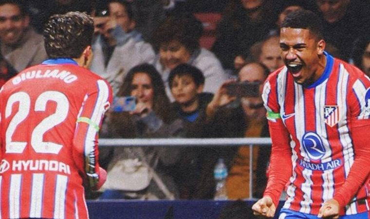 Atletico Madrid, üç puanı iki golle aldı