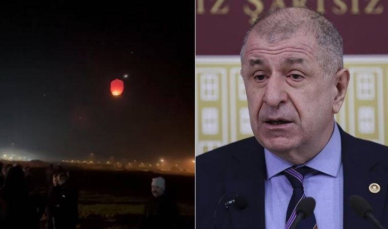 Zafer Partisi'nden Ümit Özdağ için dilek balonu eylemi