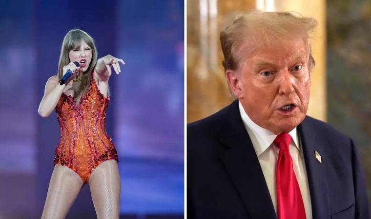 Trump'tan, Taylor Swift'e gönderme: 'Stadyumdan yuhalanarak çıkarıldı'