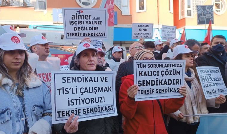 Almer Tekstil'de 16 sendikalı işçi işten çıkarıldı: 'Küçülme deyip işçi atanlar İŞKUR'dan işçi alıyor'