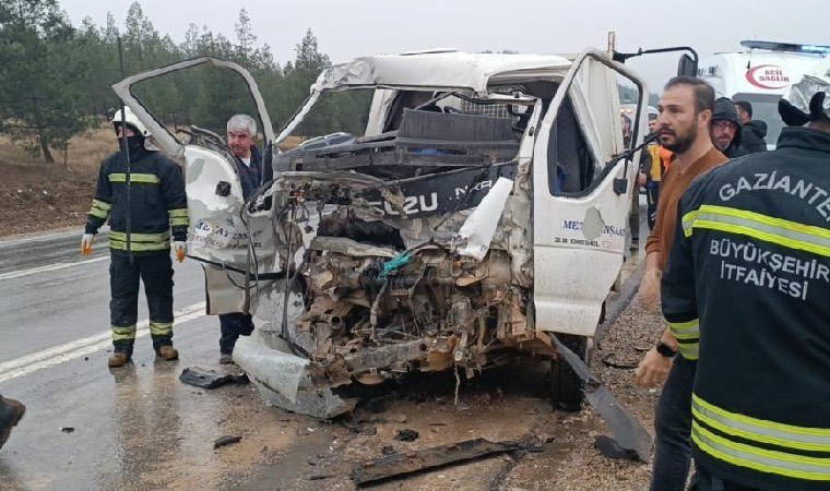 Gaziantep’te feci kaza: 1 ölü, 2 yaralı