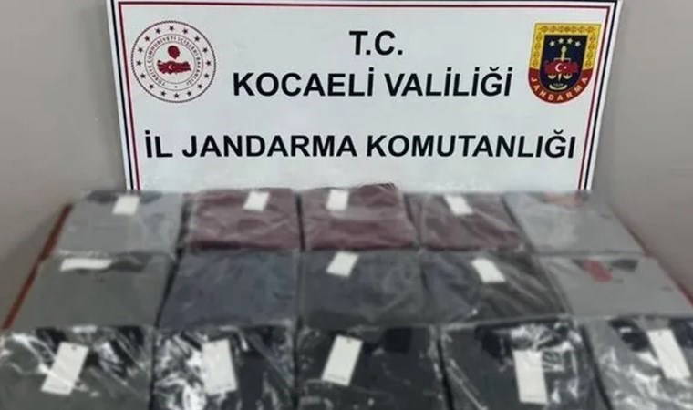 Kocaeli'de 'sahte kıyafet' operasyonu: Ünlü markalara ait bin 500 parça ele geçirildi