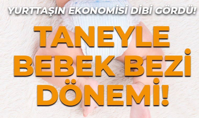 Türkiye yüzyılı: Bebek bezi tane ile satılıyor... Ekmek, peynir, yumurta veresiye