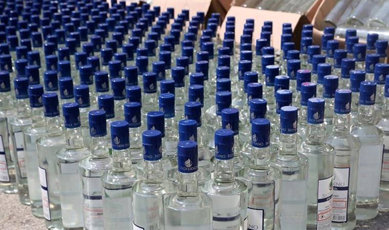'Sahte içki' kabusu sürüyor: Akyaka'da 555 litre ele geçirildi