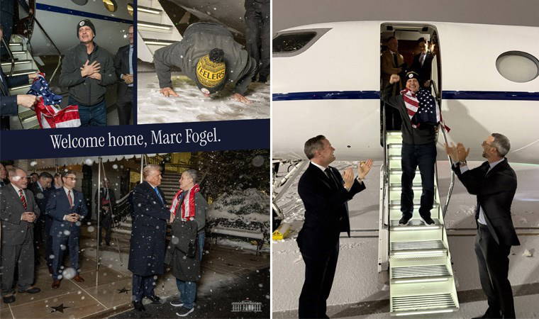 Trump, Rusya'nın serbest bıraktığı ABD'li öğretmen Fogel'ı Beyaz Saray'da ağırladı