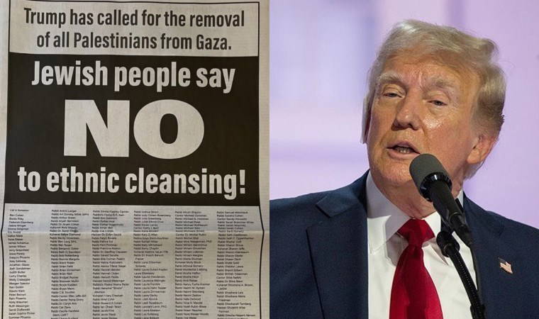 Yüzlerce Yahudi din adamı, Trump'a karşı: Etnik temizliğe hayır