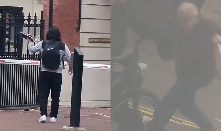 Kuran yakan adam hastanelik oldu...